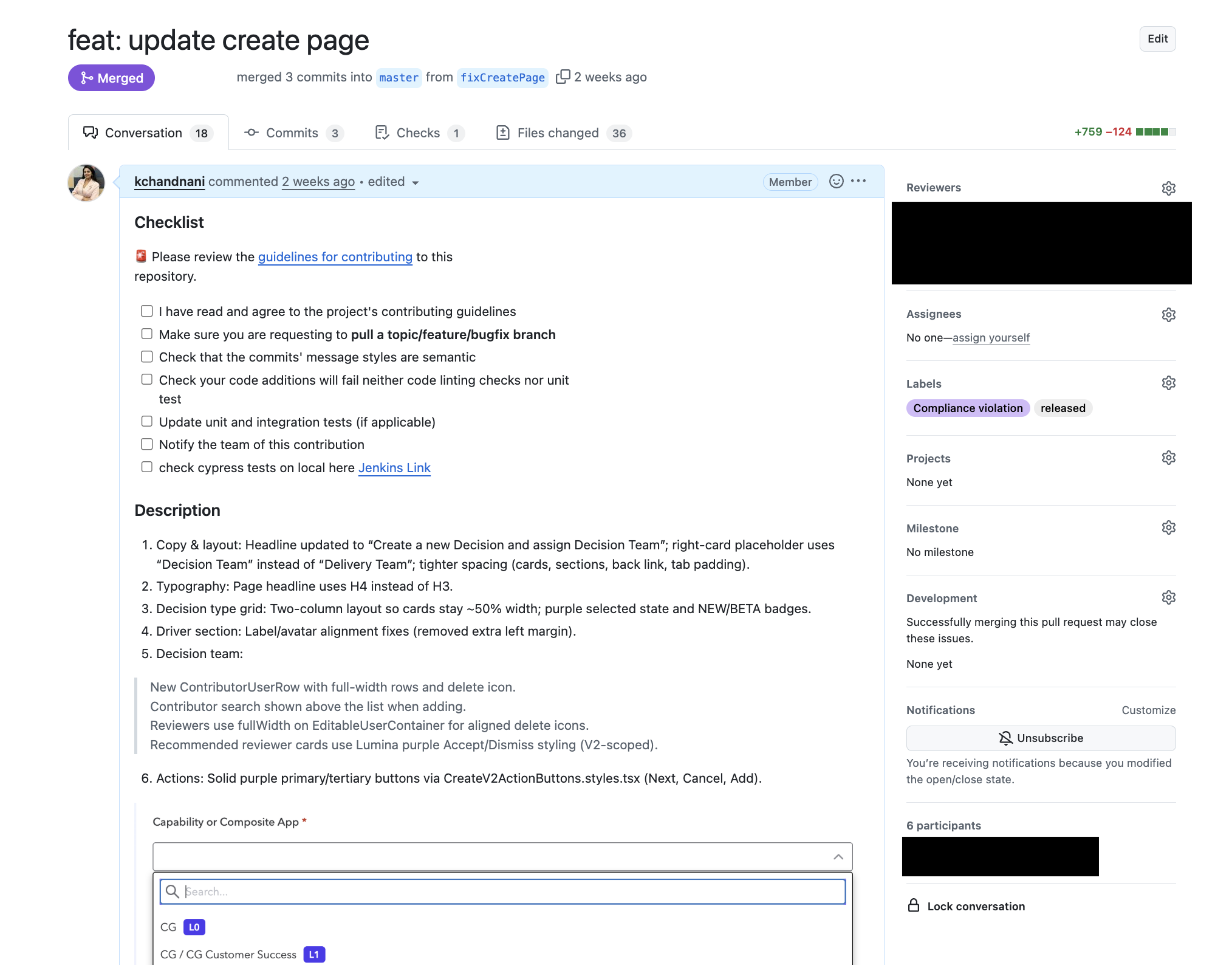 Merged pull request: feat: update create page